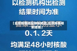 【北京疫情防控限制地区,北京疫情限制措施】