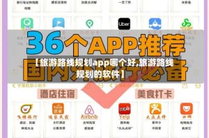 【旅游路线规划app哪个好,旅游路线规划的软件】