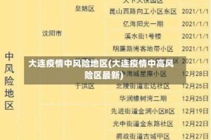 大连疫情中风险地区(大连疫情中高风险区最新)