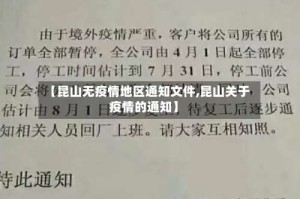 【昆山无疫情地区通知文件,昆山关于疫情的通知】