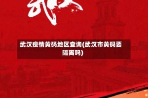 武汉疫情黄码地区查询(武汉市黄码要隔离吗)
