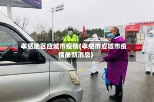 孝感地区应城市疫情(孝感市应城市疫情最新消息)