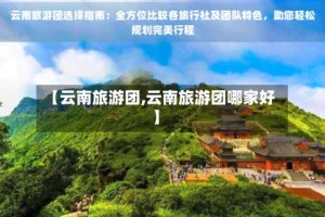 【云南旅游团,云南旅游团哪家好】