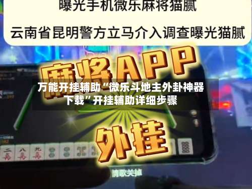 万能开挂辅助“微乐斗地主外卦神器下载”开挂辅助详细步骤-第2张图片