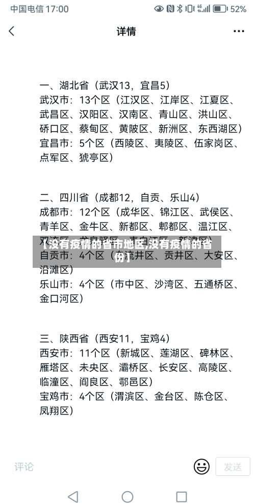 【没有疫情的省市地区,没有疫情的省份】-第2张图片