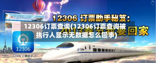 12306订票查询(12306订票查询被执行人显示无数据怎么回事)-第2张图片