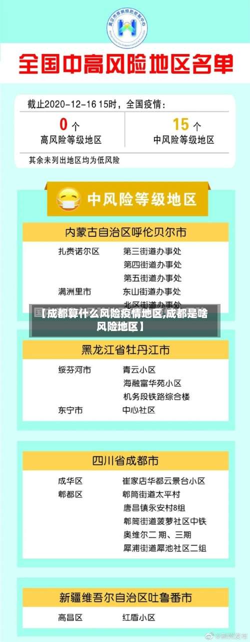 【成都算什么风险疫情地区,成都是啥风险地区】-第1张图片