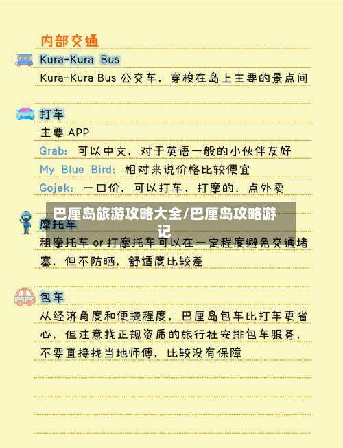 巴厘岛旅游攻略大全/巴厘岛攻略游记-第1张图片