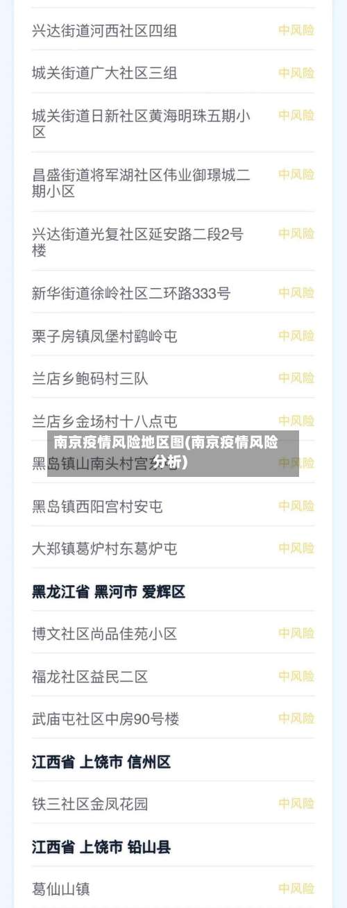 南京疫情风险地区图(南京疫情风险分析)-第2张图片