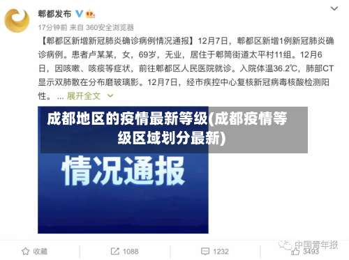 成都地区的疫情最新等级(成都疫情等级区域划分最新)-第1张图片