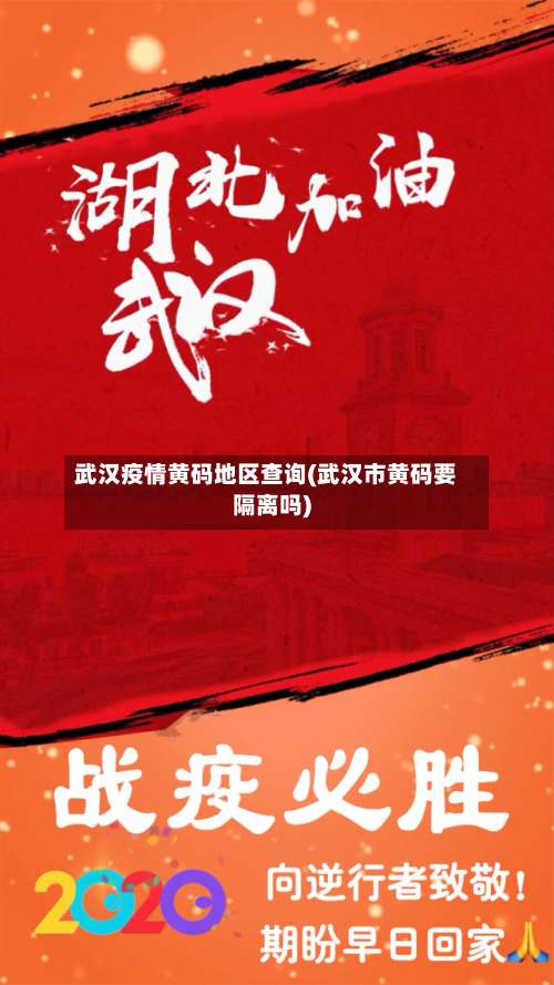 武汉疫情黄码地区查询(武汉市黄码要隔离吗)-第1张图片