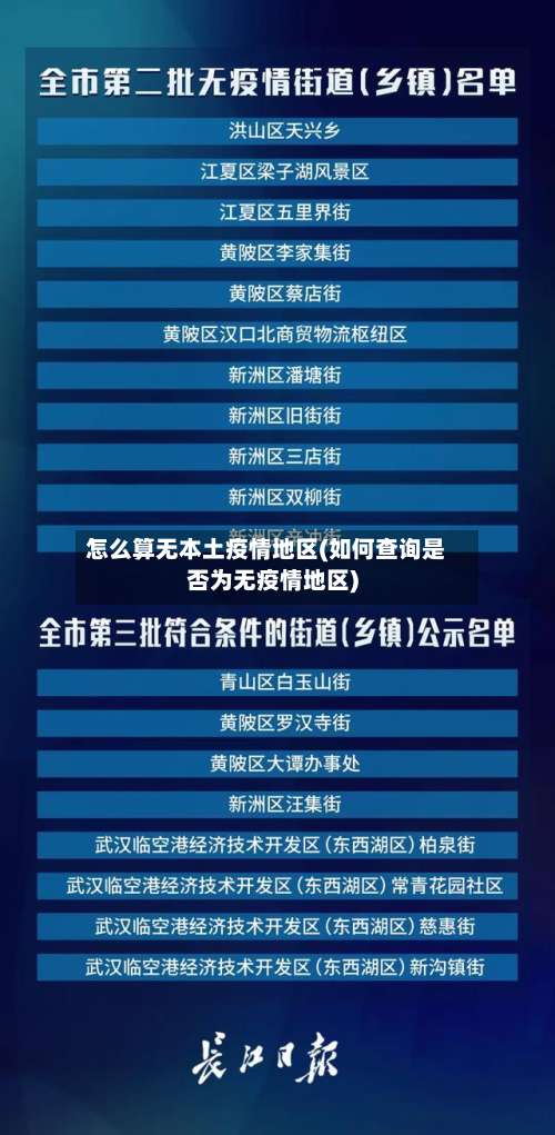怎么算无本土疫情地区(如何查询是否为无疫情地区)-第2张图片