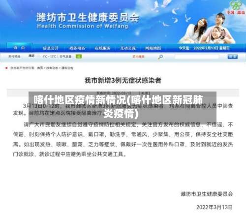 喀什地区疫情新情况(喀什地区新冠肺炎疫情)-第3张图片