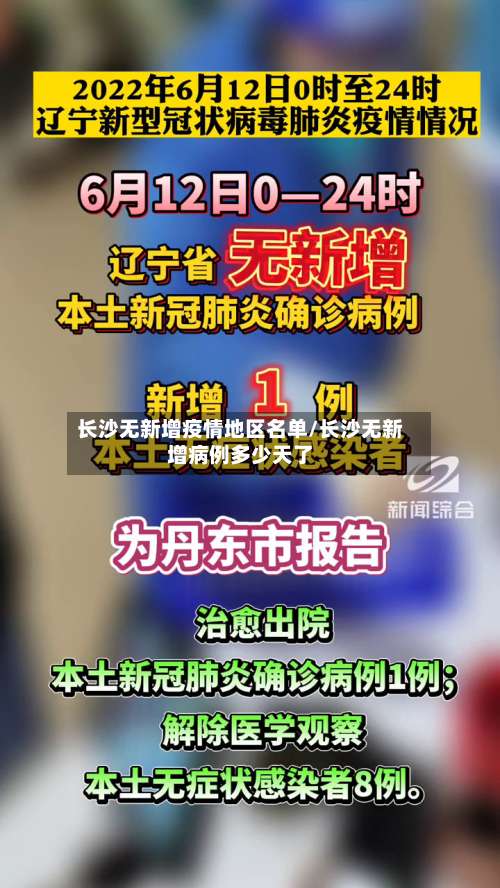 长沙无新增疫情地区名单/长沙无新增病例多少天了-第2张图片