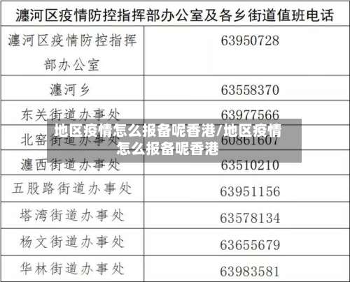 地区疫情怎么报备呢香港/地区疫情怎么报备呢香港-第3张图片