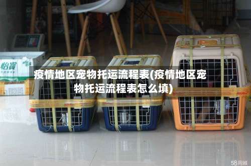 疫情地区宠物托运流程表(疫情地区宠物托运流程表怎么填)-第1张图片