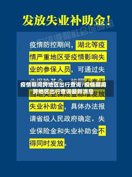 疫情期间跨地区出行查询/疫情期间跨地区出行查询最新消息-第1张图片